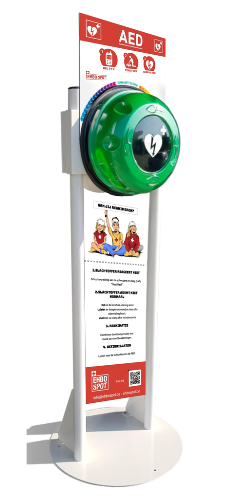 AED-totem + Rescue Sam 4.0